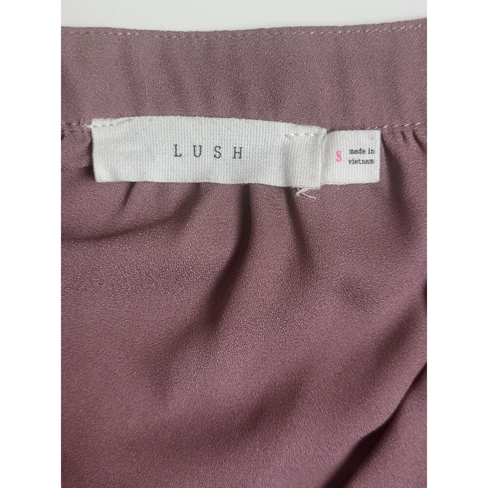 Lush Long-Sleeve V-Neck Blouse Size Small - Picture 7 of 9